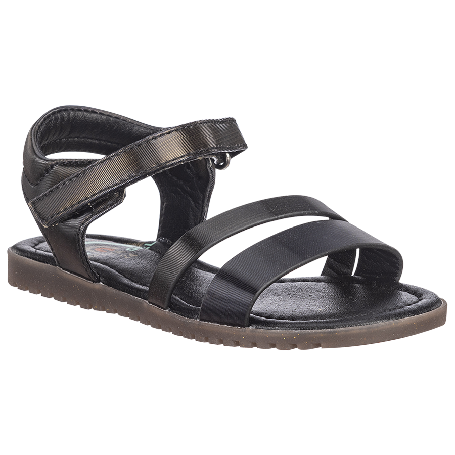 Ponpano Romi Diagonal S Sandal Black