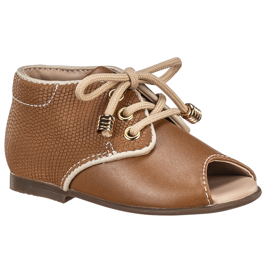 Ponpano Oria Sandal Lace Booties Pink