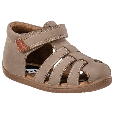 Ponpano First Step Willy Close Sandal Camel