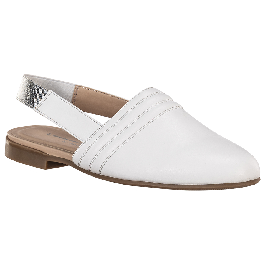 Ponpano Sarah Stitches Shoes White