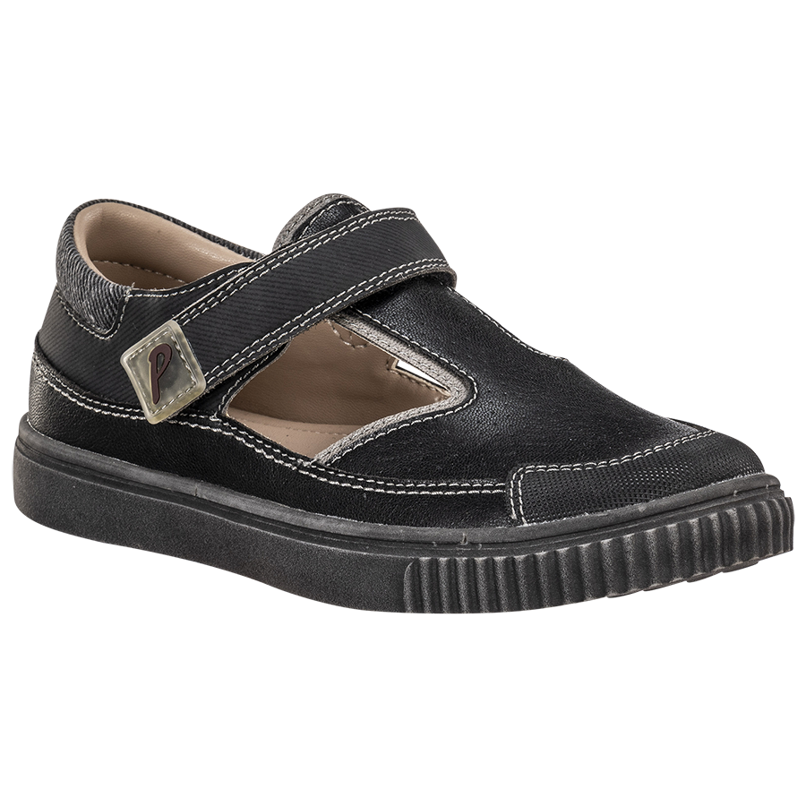 Ponpano Scott Velcro Shoes Black