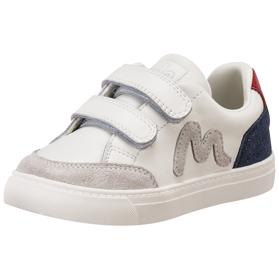 Ponpano Triest Velcro Tricolor Sneakers White