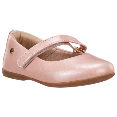 Ponpano Pump Velcro Shoes Silver