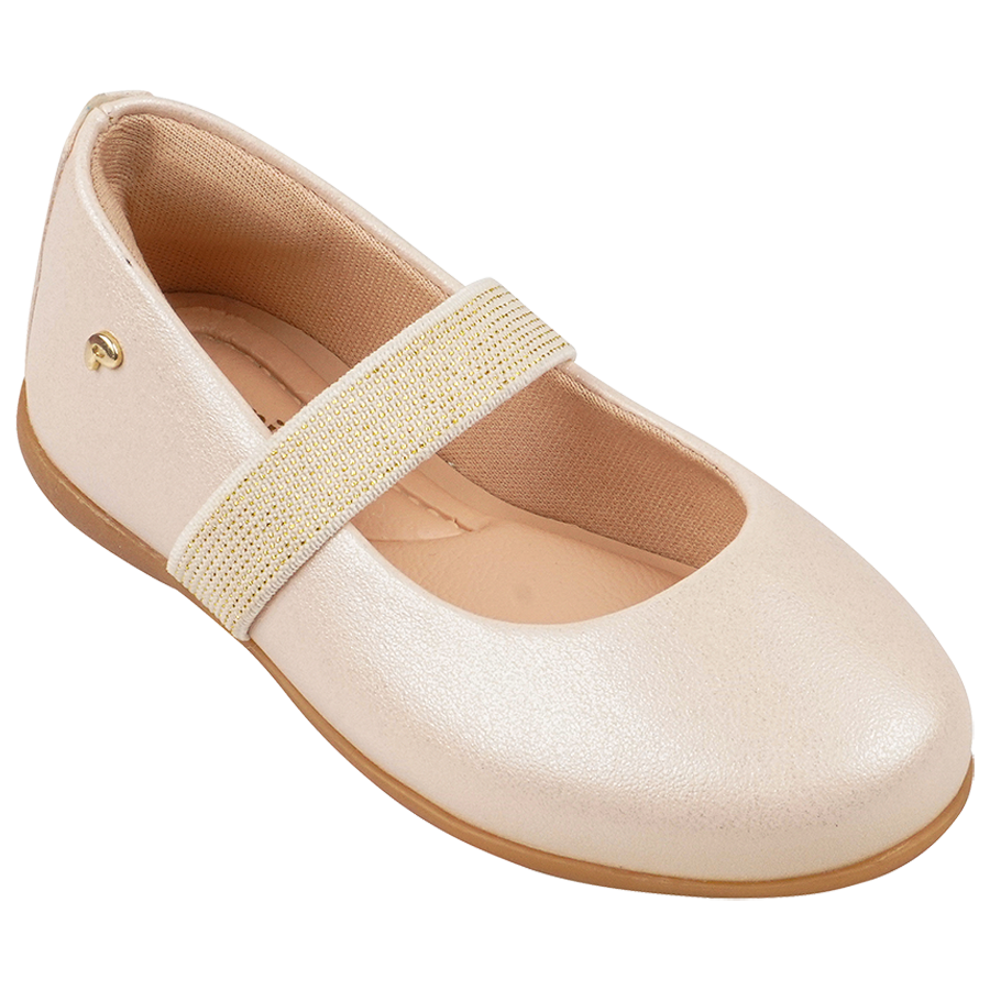 Ponpano Pump Elastic Shoes White