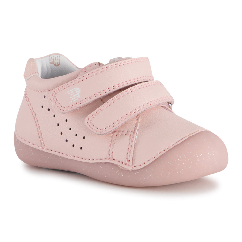 Ponpano Poppy Sport Girls Toddler First Step Sneakers Nude
