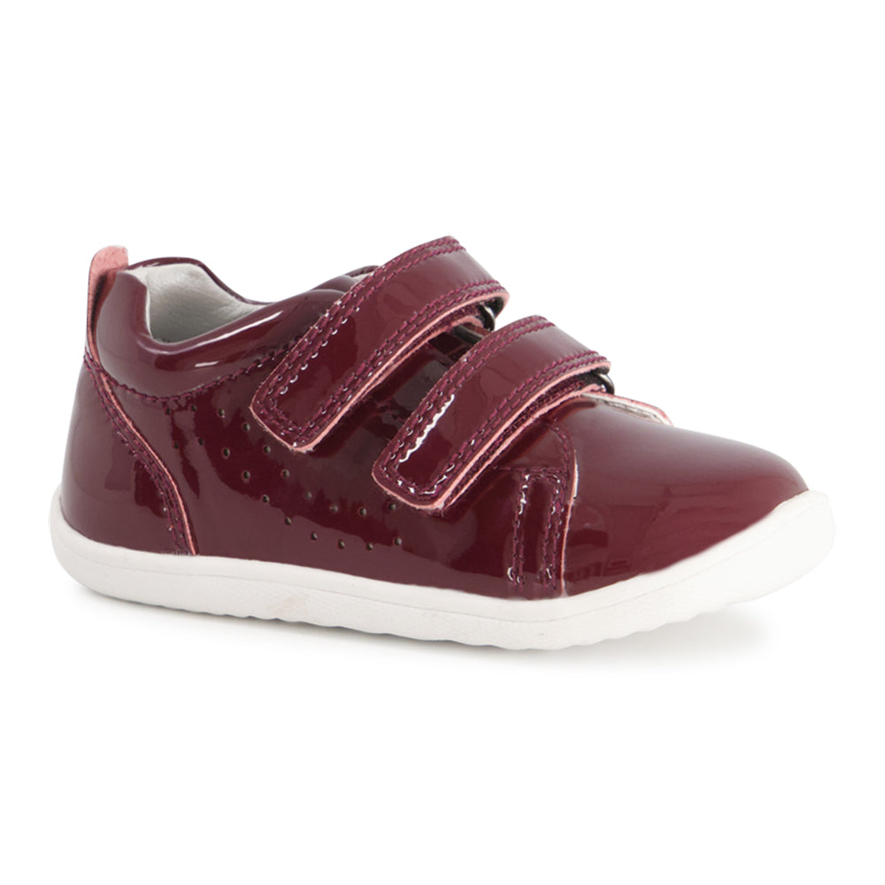 Ponpano Willy Holes Toddler First Step Sneakers Bourdeaux