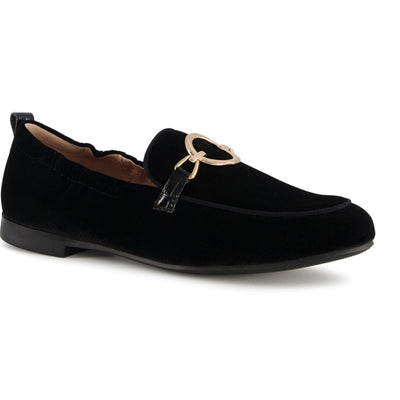 Ponpano Sari Shrinked Loafer Black