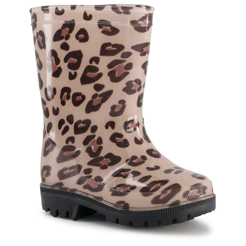Ponpano Rain Boots Spotted Rubber Rain Boots Speckled